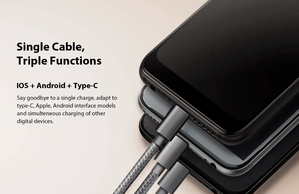 3-in-1 Retractable Cable